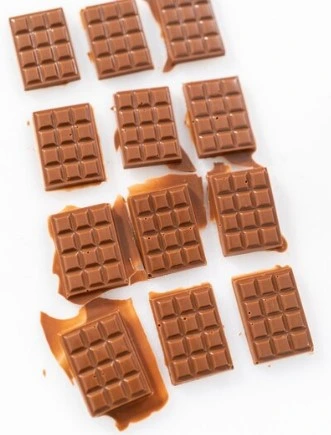 Image de Tablette de chocolat au lait et caramel